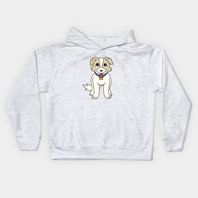 Pyrenees Pupper Kids Hoodie by Firestorm Fox